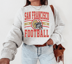 Vintage San Francisco Football Crewneck Sweatshirt / T-Shirt, The Niners, San Francisco Sweatshirt 49er