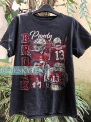 Vintage 90s Graphic Style Brock Purdy T-Shirt, Brock Purdy shirt, Vintage Oversized Sport Tee, Retro American Football
