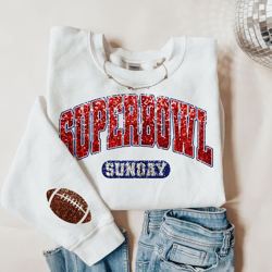 Super Bowl Sunday Sweatshirt, Super Bowl Sunday, Football sweatshirt, super bowl tshirt, Super Bowl Football Sweatshirt