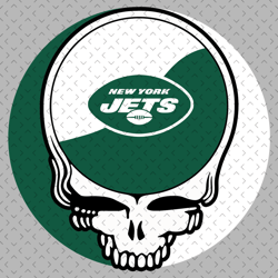 New York Jets Skull Svg, Nfl svg, Football svg file, Football logo,Nfl fabric, Nfl football