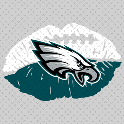 Philadelphia Eagles NFL Lips Svg, Nfl svg, Football svg file, Football logo,Nfl fabric, Nfl football