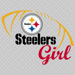 Steelers Girl Svg, Nfl svg, Football svg file, Football logo,Nfl fabric, Nfl football