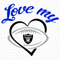 Love My Las Vegas Raiders Svg, Nfl svg, Football svg file, Football logo,Nfl fabric, Nfl football