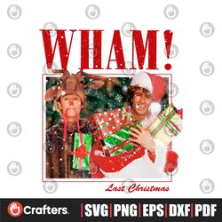 Vintage Last Christmas Wham And Andrew Ridgeley Png