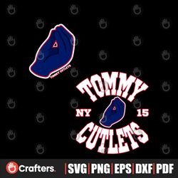 Tommy Cutlets NY 15 NFL Player SVG