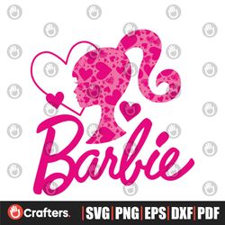 Barbie Heart Logo Marbie Movie SVG Digital Cricut File