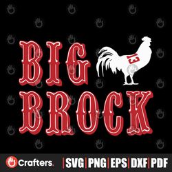Big Brock Funny Chicken 13 SVG