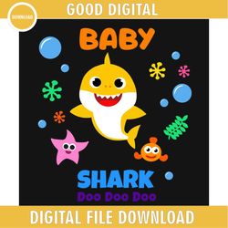 Little Yellow Baby Shark Doo Doo SVG
