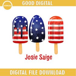 Popsicle American Flag Patriotic Ice Cream PNG