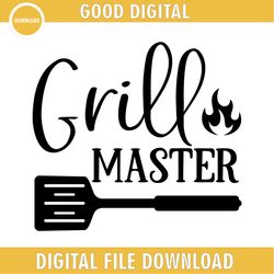 Fathers Day Grill Master Love Chef Svg