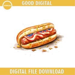 Hot Dog 4th Of July Patriotic Day SVG