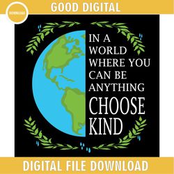 Be Anything Choose Kind World Autism Awareness SVG