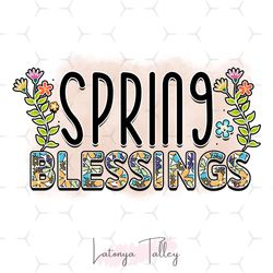 Spring Blessings Sublimation Design