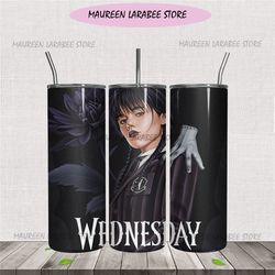 Thing Wednesday 20oz Tumbler Design Idea PNG