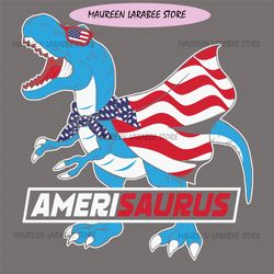 Amerisaurus 4th Of July American T Rex SVG