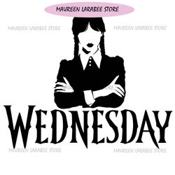 Wednesday Addams SVG PNG Cricut Instant download Digital Files