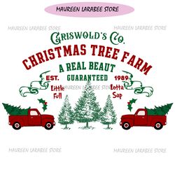 Griswold Christmas Tree Farm PNG, Christmas Movie PNG, Christmas Png, Merry Christmas Png, Digital Download