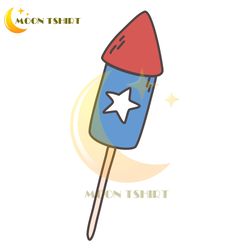 Star Firecracker 4th Of July Patriotic Holiday SVG