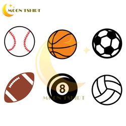 sports ball svg bundle