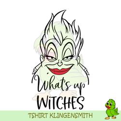 what's up witches ursula svg