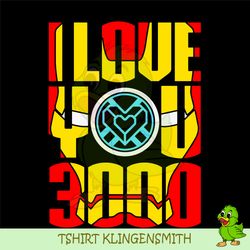 I Love You 3000 Captain America SVG
