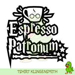 Espresso Patronum Harry Potter Coffee Patronum SVG