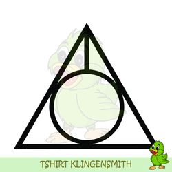 Deathly Hallows Symbol Harry Potter SVG Vector