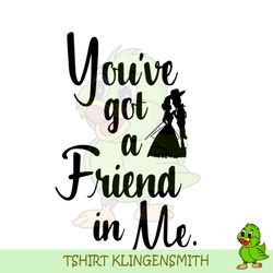 You Got A Friend In Me Feat Sheriff Woody Toy Story Cartoon Silhouette SVG