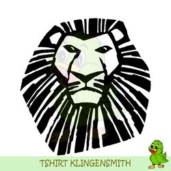 Disney The Lion King Black White Logo Silhouette SVG