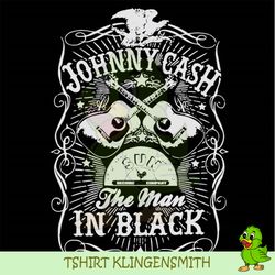 Johnny Cash the man in black svg files for cricut
