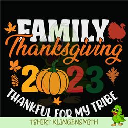 Family Thanksgiving 2023 SVG PNG