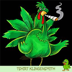 Turkey Weed Smoker Png, Weed Thanksgiving Png, Weed Thankful Png, Turkey Weed Png