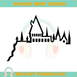 Hogwarts Castle Wizard School SVG Vector