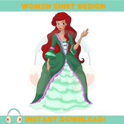 Princess Ariel in Dress The Little Mermaid II PNG