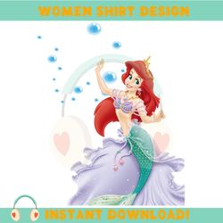 Little Bubble Princess Ariel The Little Mermaid PNG