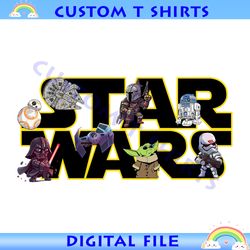 Star Wars Chibi Character Logo PNG