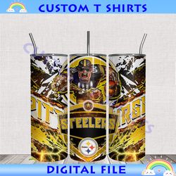 Pittsburgh Steelers 20oz Skinny Tumbler Design