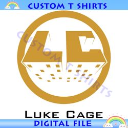 Avengers Superhero Luke Cage Logo SVG