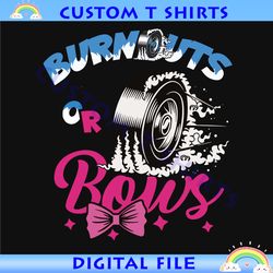 womens burnouts or bows gender reveal baby party announcement mommy digital png