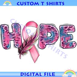2031304Hope Breast Cancer With Ribbon Png, Hope PNG, Breast cancer awareness, Cancer awareness shirt, Pink ribbon, Brea