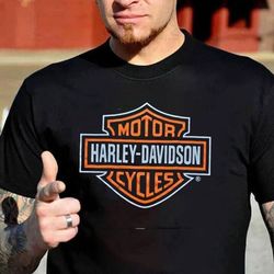 Harley Davidson T-Shirt Design 2D Full Printed Sizes S - 5XL - M101730