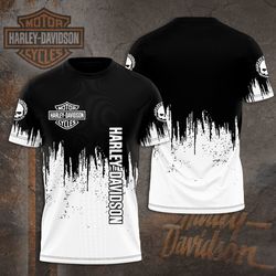 Harley Davidson Skull T-Shirt Design 3D Full Printed Sizes S - 5XL Best Seller - M101754