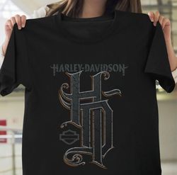 Harley Davidson Motorcycle T-shirt Design 2D Full Printed Sizes S - 5XL - NAAK29