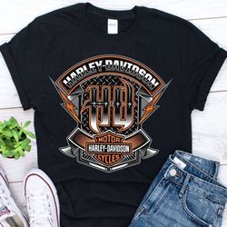 Harley Davidson T-shirt Design 2D Full Printed Sizes S - 5XL - M101732