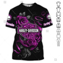 Harley Davidson T-shirt Design 2D Full Printed Sizes S - 5XL - NMHN010