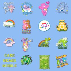 15 care bears png, care bears vector bundle png, care bears cliparts printable