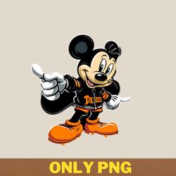 Mickey Mouse Vs Detroit Tigers Detroit Dynamic Defense PNG, Micky Mouse PNG, Detroit Tigers Digital Png Files