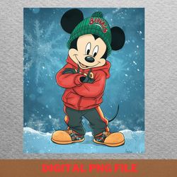 Micky Mouse Vs Milwaukee Brewers Disney Diamonds PNG, Micky Mouse PNG, Milwaukee Brewers Digital Png Files