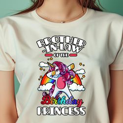 Brother-In-Law Of The Birthday Princess Unicorn Rainbow PNG, Rainbow Friends PNG, Purple Rainbow Friend Digital Png File