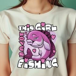 This Girl Loves Fishing Gifts Fisherwoman Bass PNG, The Powerpuff Girls PNG, Cartoon Network Digital Png Files